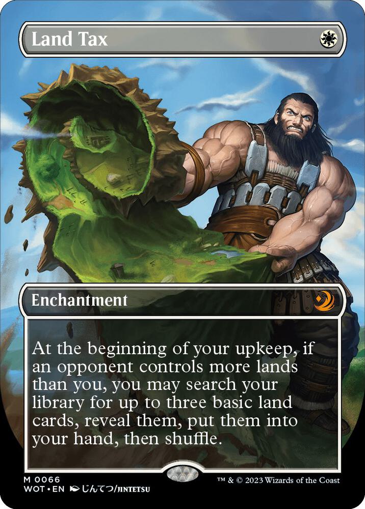 Land Tax 66 (Wilds of Eldraine: Enchanting Tales)  - Borderless