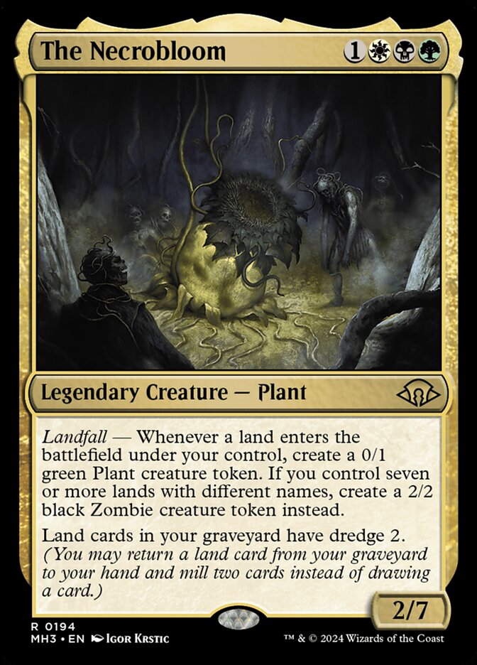 The Necrobloom 194/319 (Modern Horizons 3) 