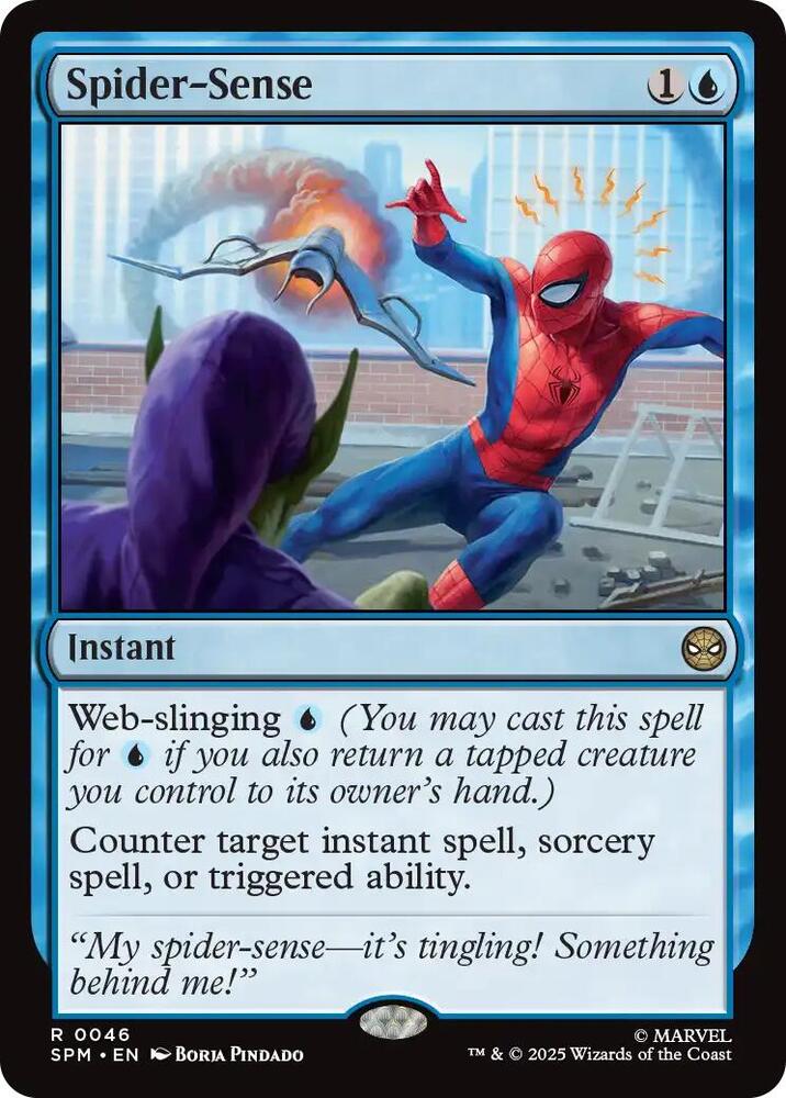 Spider-Sense 46/198 (Marvel's Spider-Man)  - Foil