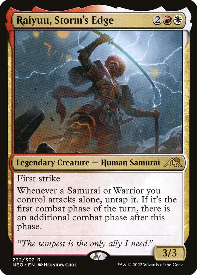 Raiyuu, Storm's Edge 232 (Kamigawa: Neon Dynasty)  - Foil