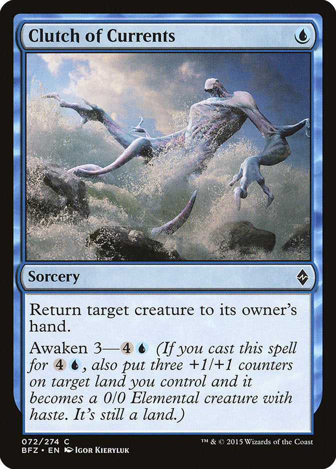 Clutch of Currents 72/274 (Battle for Zendikar) 