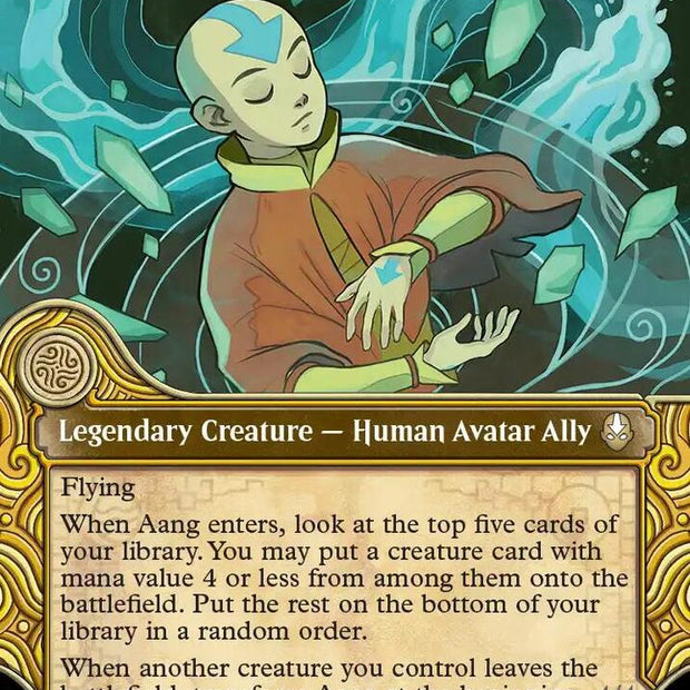 Aang, at the Crossroads // Aang, Destined Savior 346/286 (Avatar: The Last Airbender)  - Showcase