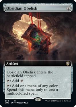 Obsidian Obelisk Extended Art 94/50 (Commander: Dominaria United) 