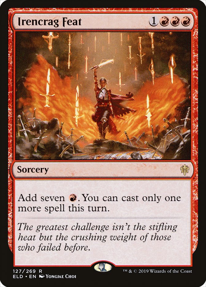Irencrag Feat 127/269 (Throne of Eldraine) 