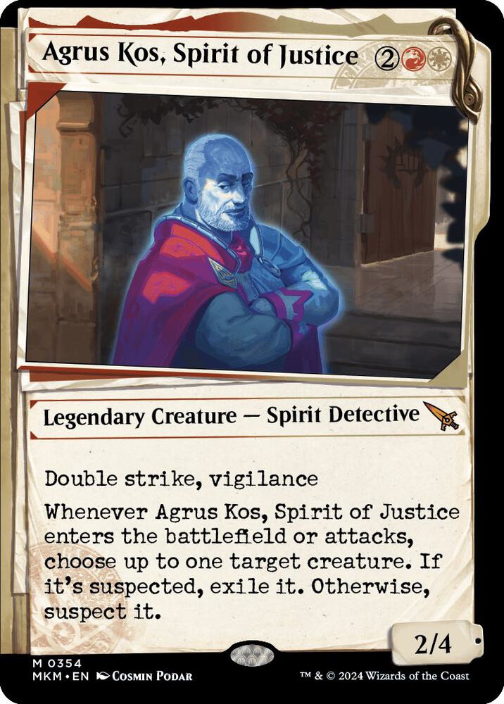 Agrus Kos Spirit of Justice Showcase 354 (Murders at Karlov Manor) 