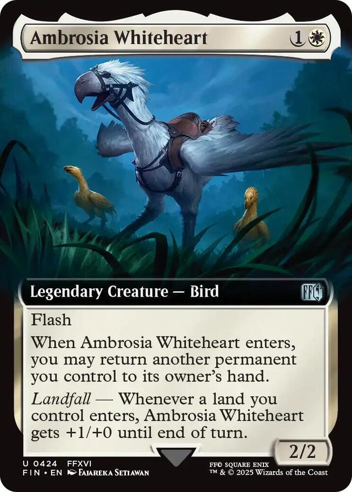 Ambrosia Whiteheart 424/309 (FINAL FANTASY)  - Extended Art