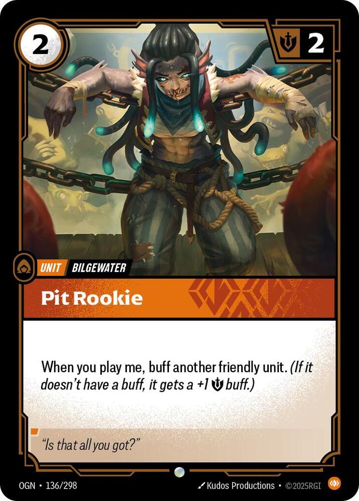Pit Rookie 136/298 (Origins)  - Foil