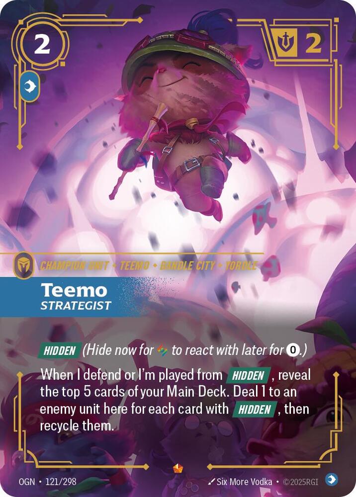 Teemo - Strategist 121/298 (Origins)  - Foil