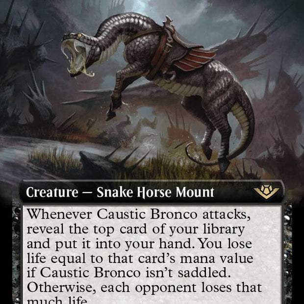 Caustic Bronco Extended Art (Outlaws of Thunder Junction) 