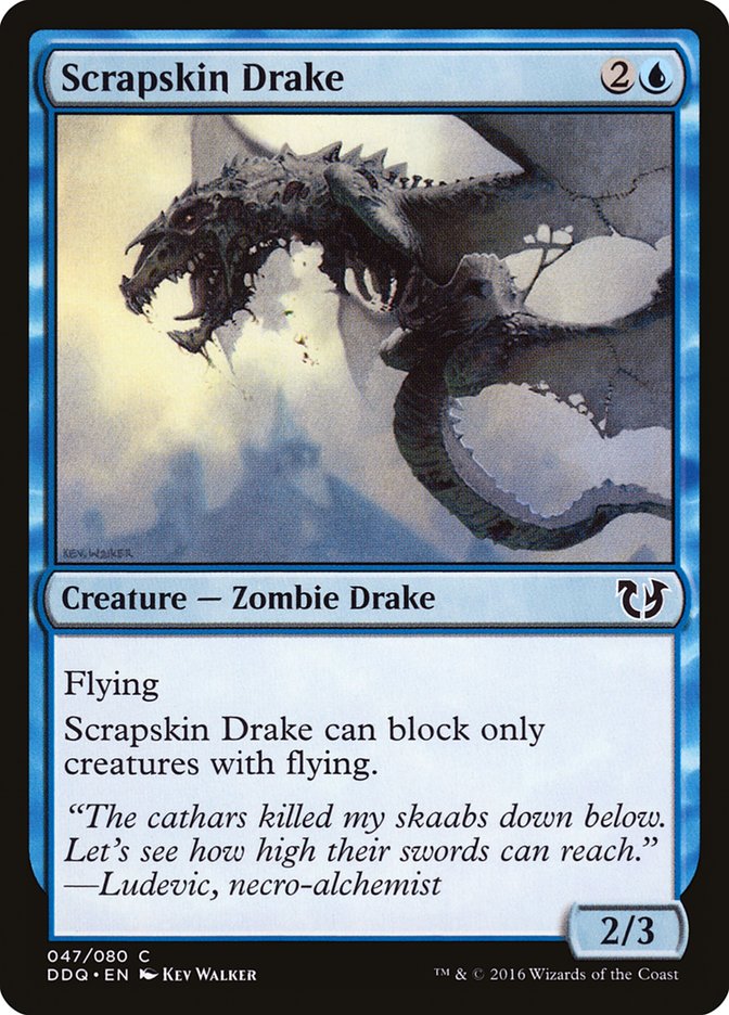 Scrapskin Drake 47/80 (Duel Decks: Blessed vs. Cursed) 