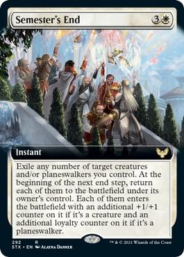 Semesters End Extended Art 292/275 (Strixhaven: School of Mages) 