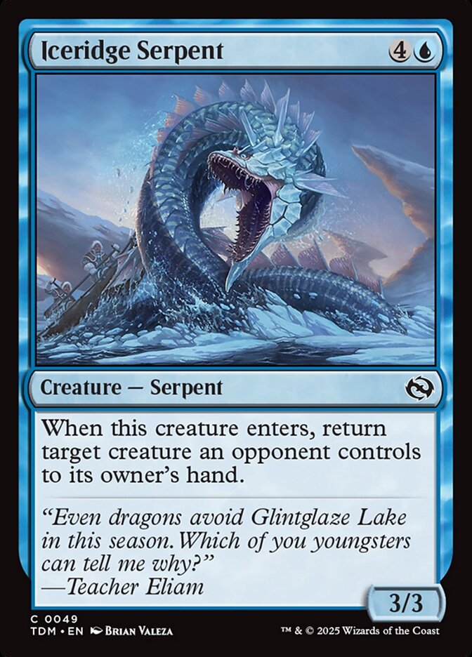 Iceridge Serpent 49 (Tarkir: Dragonstorm) 