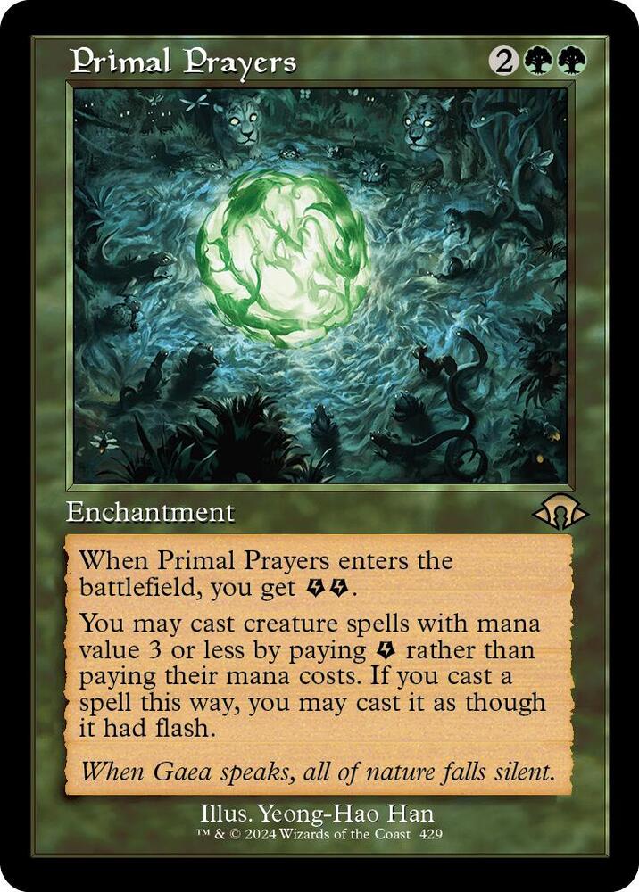 Primal Prayers 429 (Modern Horizons 3)  - Retro Foil