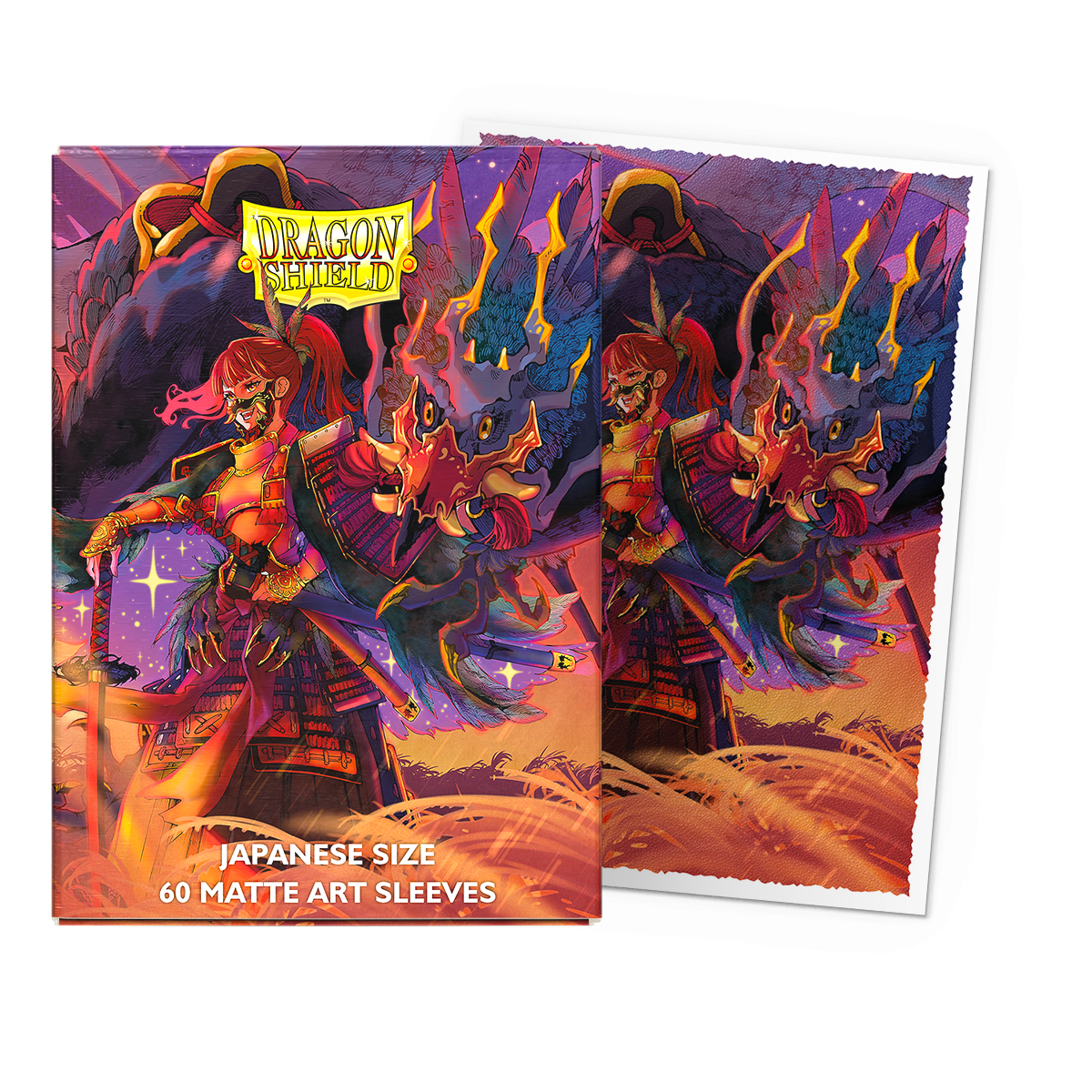 Dragon Shield: Japanese Size 60ct Art Sleeves - The Fallen (Matte)