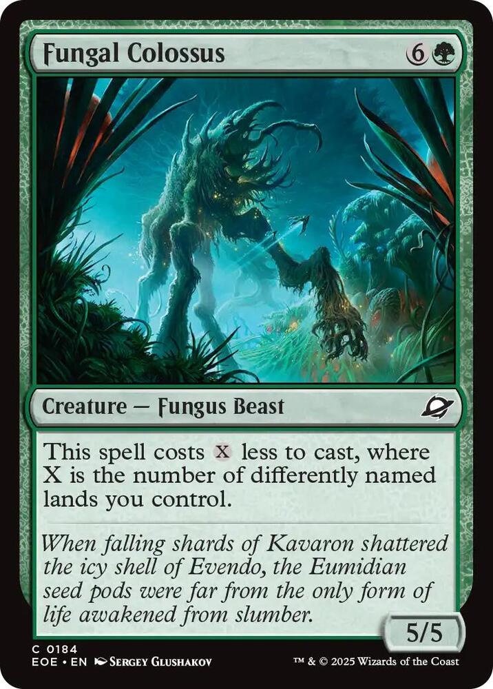 Fungal Colossus 184/276 (Edge of Eternities)  - Foil