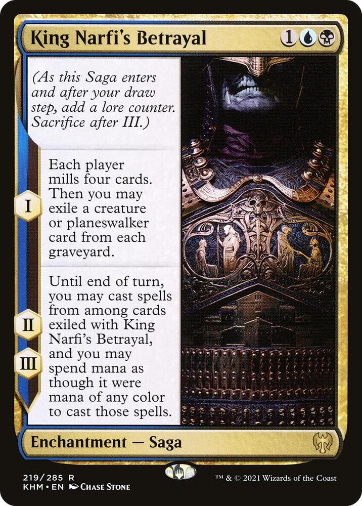King Narfi's Betrayal 219 (Kaldheim)  - Foil