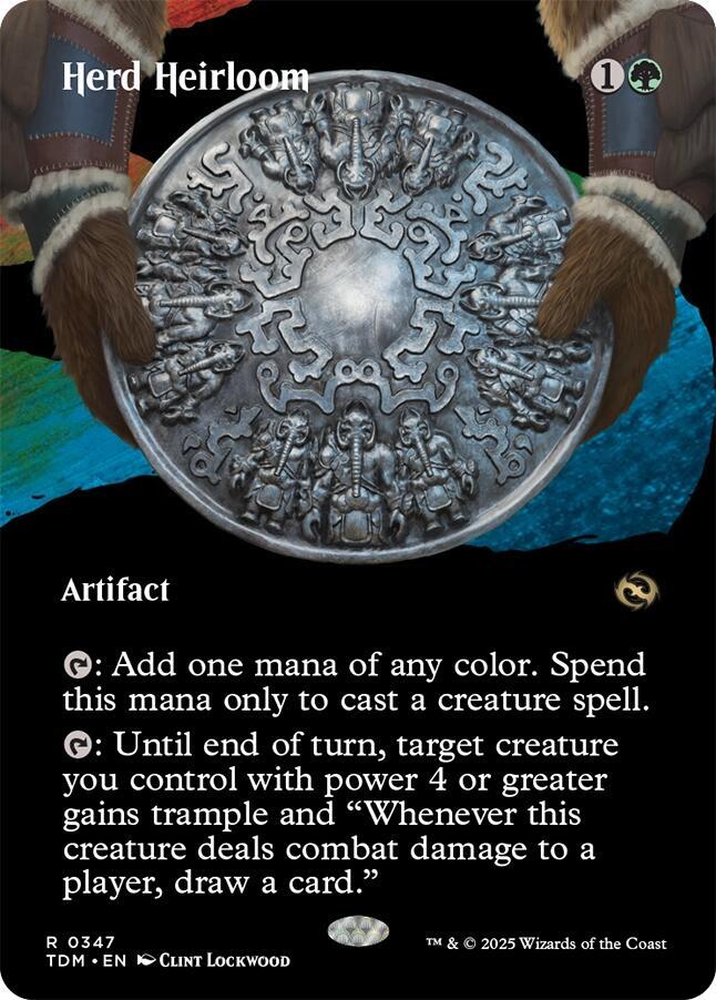 Herd Heirloom 347/291 (Tarkir: Dragonstorm)  - Borderless Foil