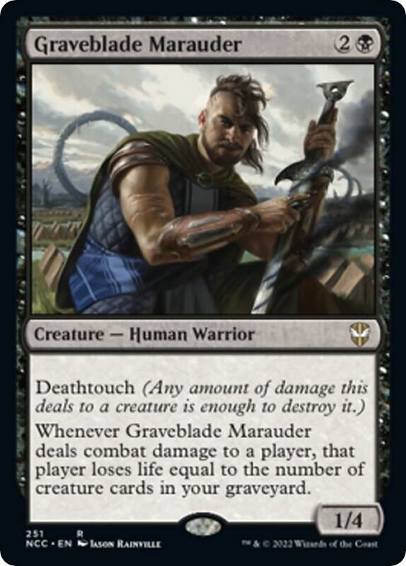Graveblade Marauder 251/93 (Commander: Streets of New Capenna) 