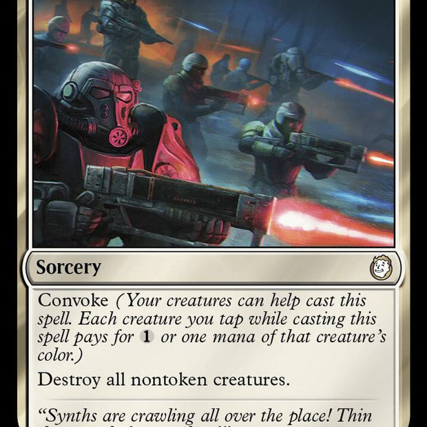 Hour of Reckoning 161/326 (Universes Beyond: Fallout)  - Foil