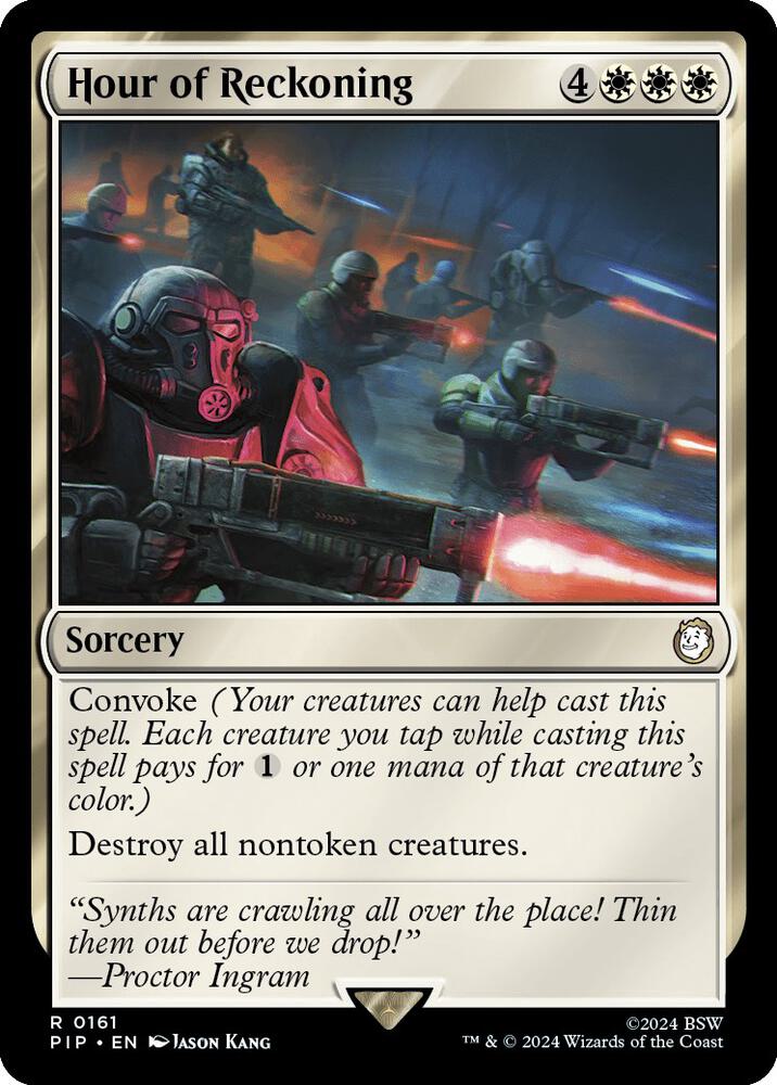 Hour of Reckoning 161/326 (Universes Beyond: Fallout)  - Foil