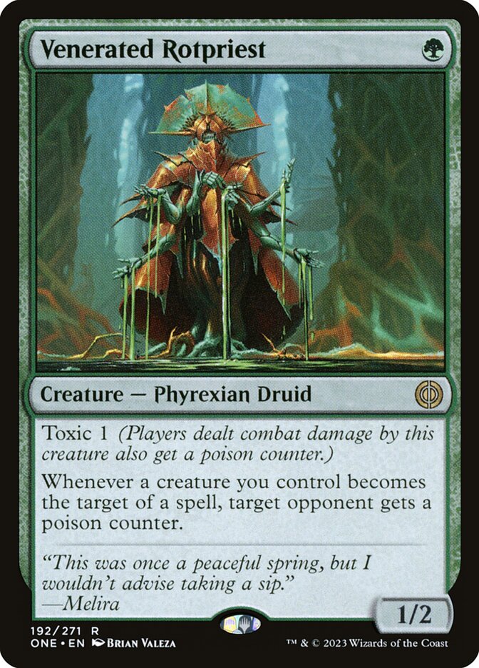 Venerated Rotpriest 192/271 (Phyrexia: All Will Be One) 