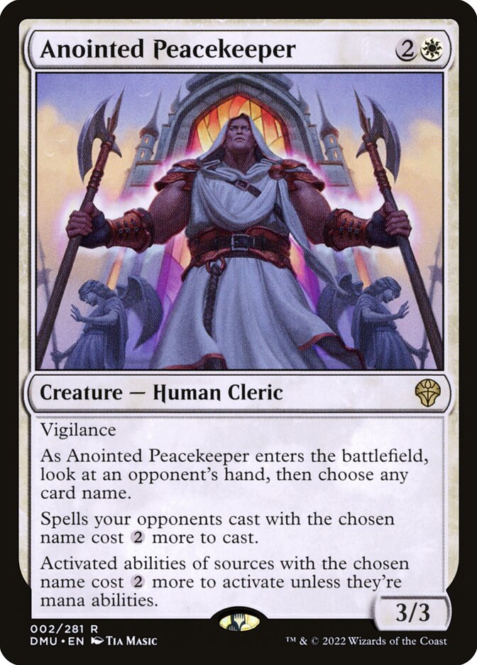 Anointed Peacekeeper 2/281 (Dominaria United) 