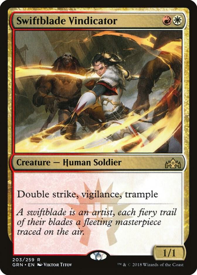 Swiftblade Vindicator 203/259 (Guilds of Ravnica) 