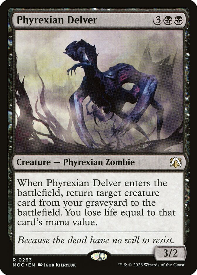Phyrexian Delver 263/444 (Commander: March of the Machine) 