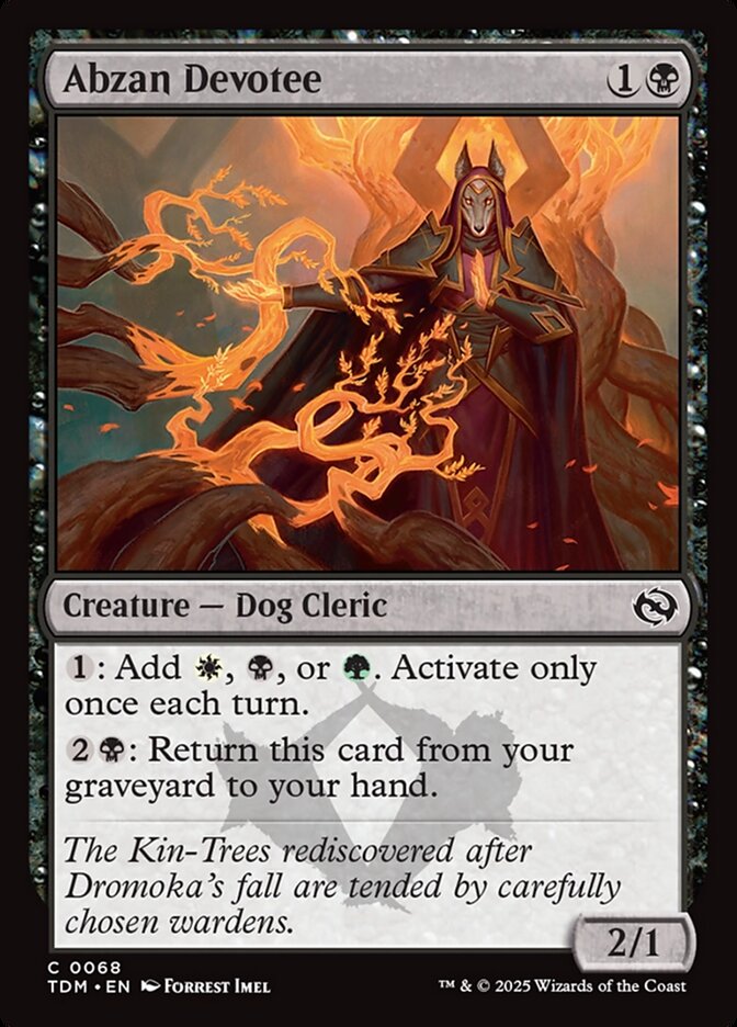 Abzan Devotee 68/291 (Tarkir: Dragonstorm) 