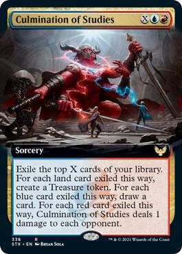 Culmination of Studies Extended Art 338 (Strixhaven: School of Mages) 