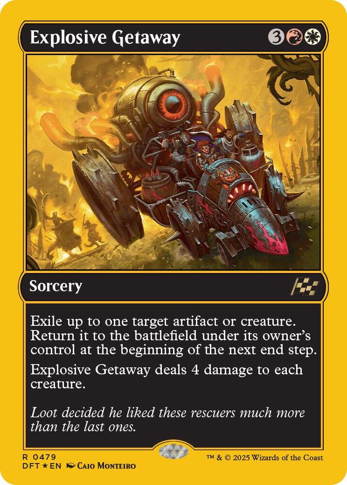 Explosive Getaway 479 (Aetherdrift)  - First-Place Foil
