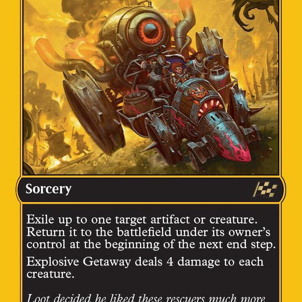 Explosive Getaway 479/291 (Aetherdrift)  - First-Place Foil