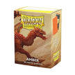 Dragon Shield: Standard 100ct Sleeves - Amber (Matte)