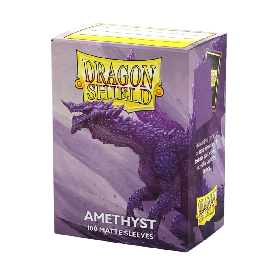 Dragon Shield: Standard 100ct Sleeves - Amethyst (Matte)