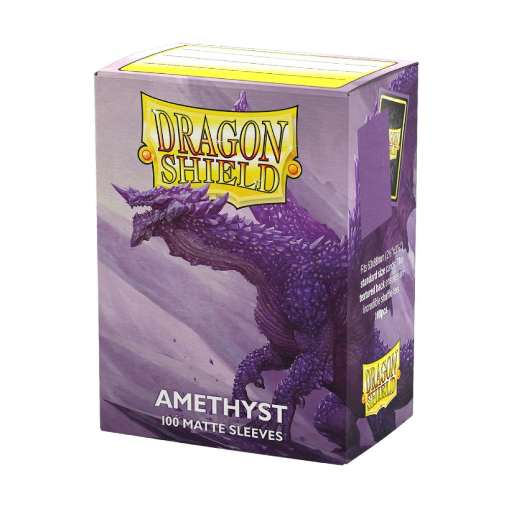 Dragon Shield: Standard 100ct Sleeves - Amethyst (Matte)