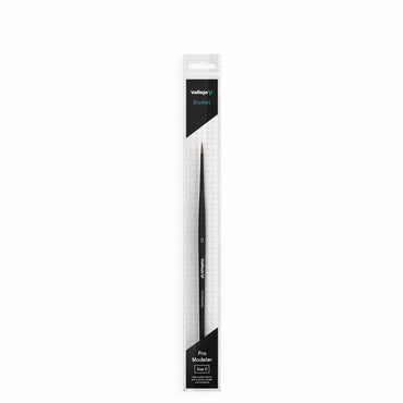 Vallejo Brushes - Pro Modeler - Natural Hair Round Brush No. 1