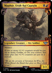 Mauhúr, Uruk-hai Captain 665/281 (Universes Beyond: The Lord of the Rings: Tales of Middle-earth)  - Showcase Scroll