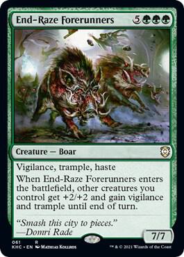 End-Raze Forerunners 61 (Commander: Kaldheim) 