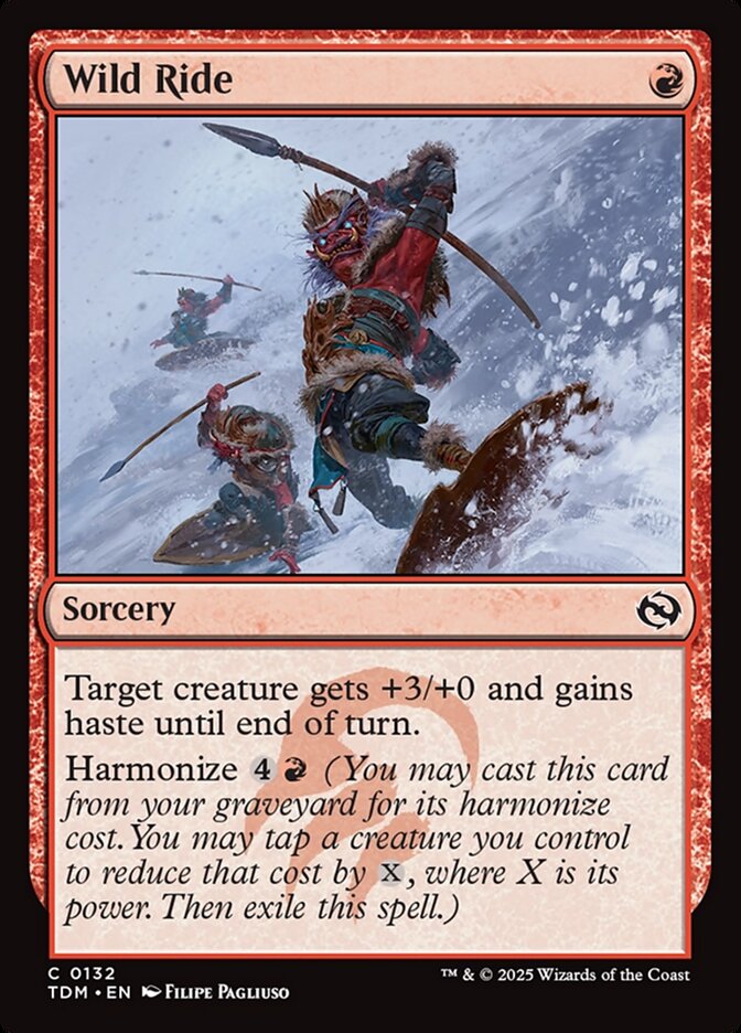 Wild Ride 132 (Tarkir: Dragonstorm) 