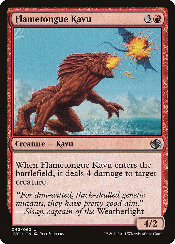 Flametongue Kavu 42/62 (Duel Decks: Anthology) 