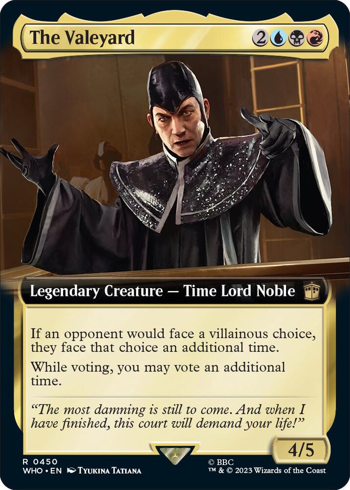 The Valeyard 450/331 (Universes Beyond: Doctor Who)  - Extended Art