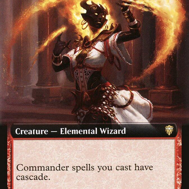 Flamekin Herald 665/361 (Commander Legends)  - Extended Art