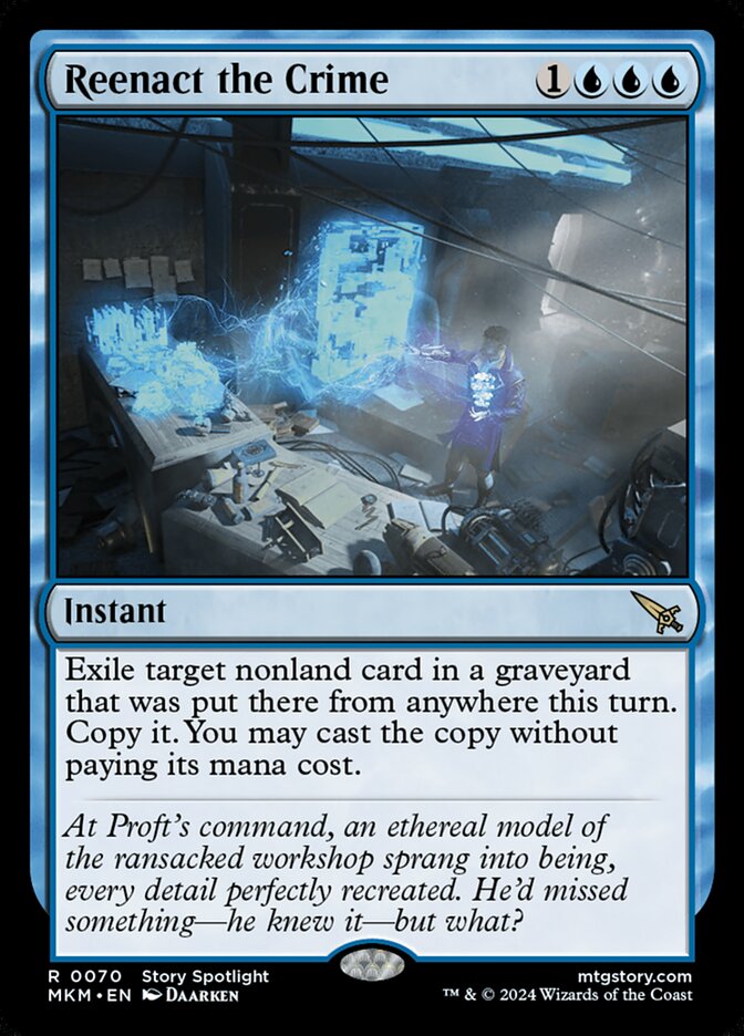 Reenact the Crime 70/286 (Murders at Karlov Manor)  - Foil