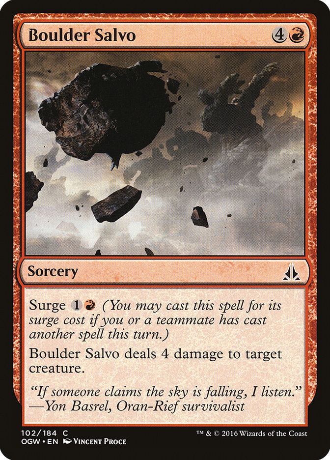 Boulder Salvo 102/184 (Oath of the Gatewatch) 