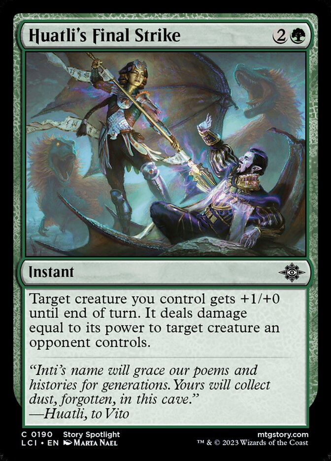 Huatli's Final Strike 190/291 (The Lost Caverns of Ixalan) 