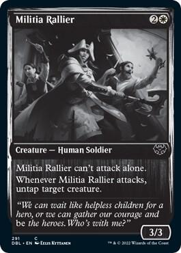 Militia Rallier 291/534 (Innistrad: Double Feature) 