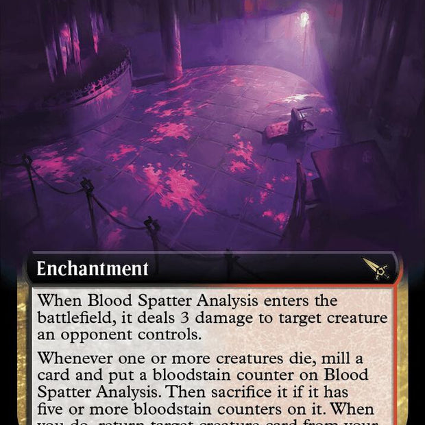 Blood Spatter Analysis 413/286 (Murders at Karlov Manor)  - Extended Art