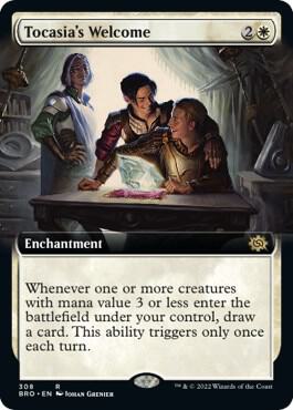 Tocasias Welcome Extended Art 308 (The Brothers' War)  - Foil