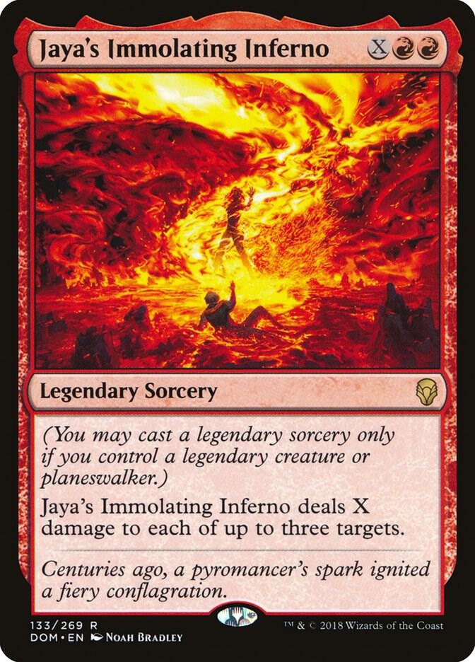 Jayas Immolating Inferno (Dominaria) 