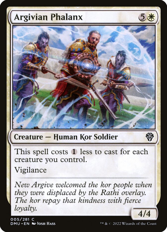 Argivian Phalanx 5/281 (Dominaria United)  - Foil